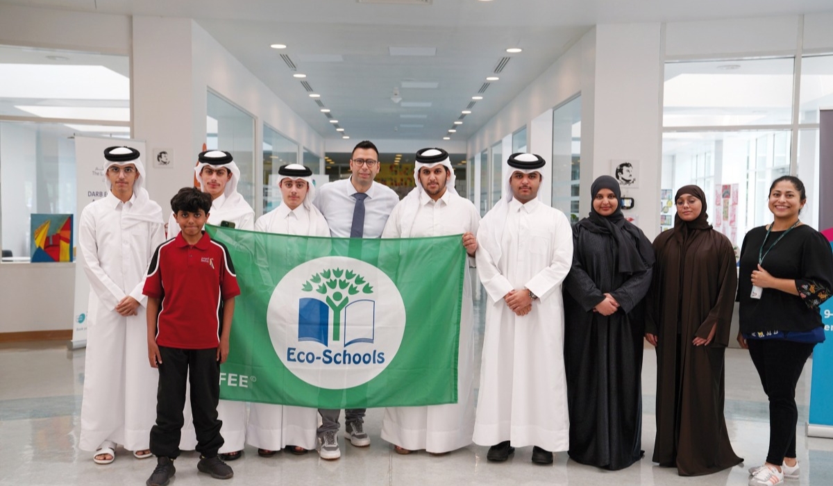 Two Schools Affiliated With Qatar Foundation Received The Eco-Schools Green Flag Award.
